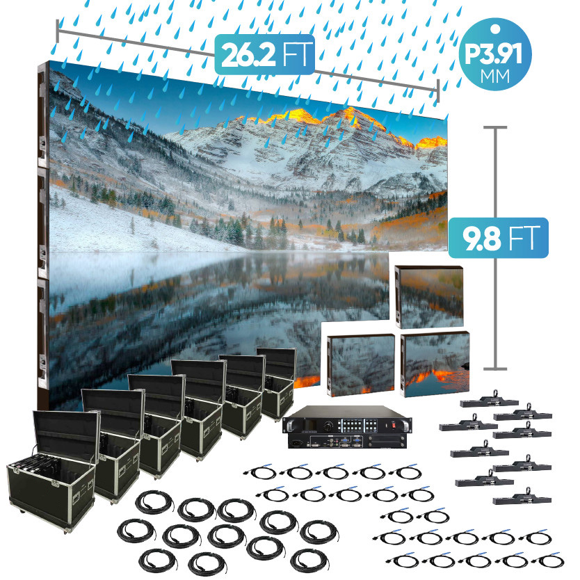 p3.91 Ondoor 26.2Ft. X 9.8Ft.